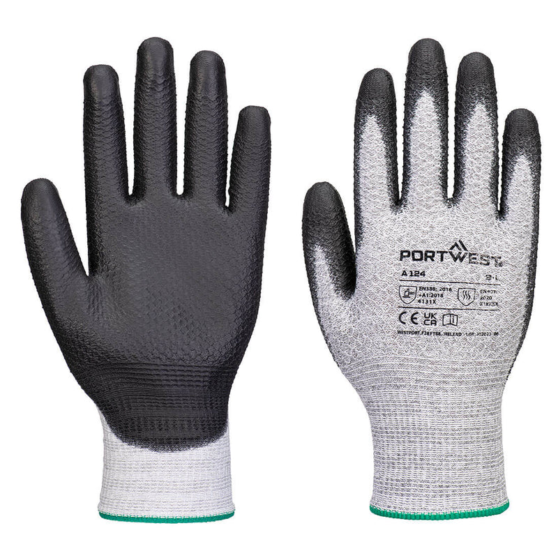 Portwest Grip PU Diamond Knit Glove (Pack of 12 Pairs) A124