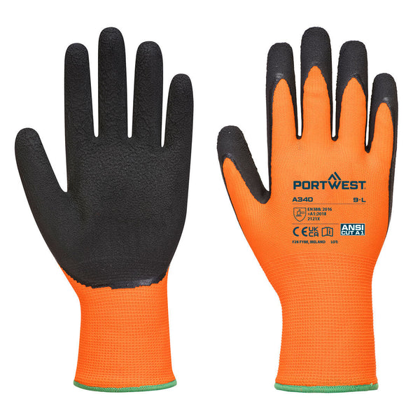 Portwest Hi-Vis Grip Glove Latex A340