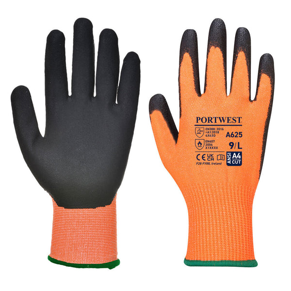 Portwest Vis-Tex Cut Resistant Glove PU A625