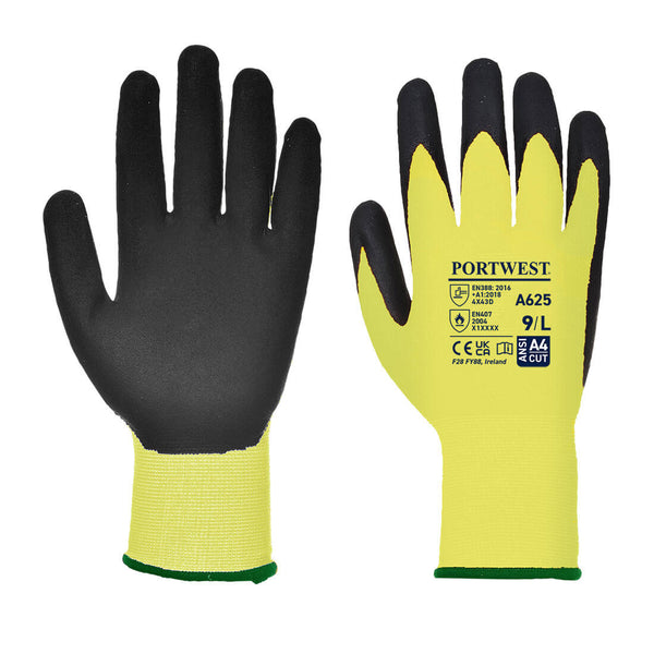 Portwest Vis-Tex Cut Resistant Glove PU A625