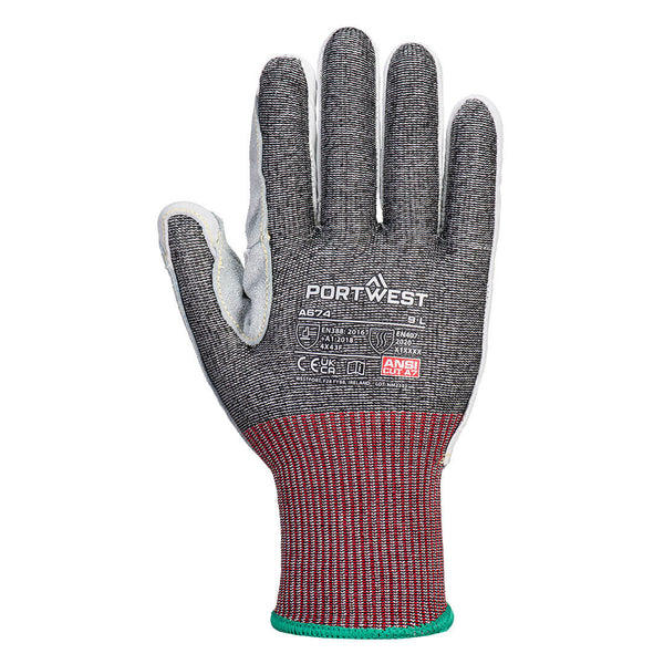 Portwest CS Cut F13 Leather Glove A674