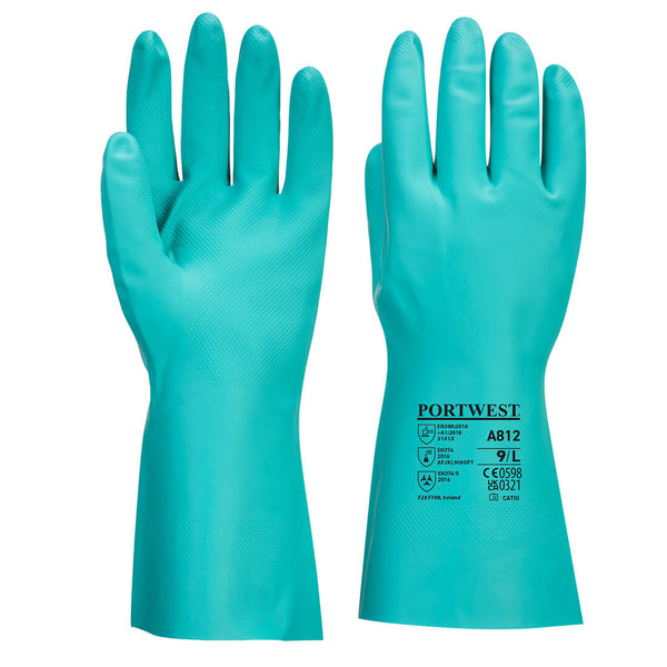 Portwest Nitrosafe Plus Chemical Gauntlet Glove A812