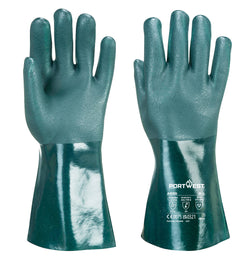 Portwest Double Dipped PVC Gauntlet Glove 35cm A835