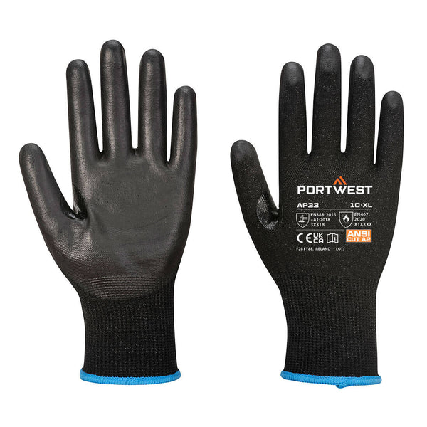 Portwest LR15 PU Touchscreen Glove (Pack of 12 pairs) AP33