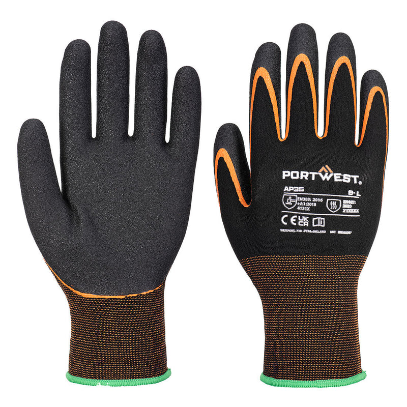 Portwest Grip Nitrile Double Palm Glove AP35