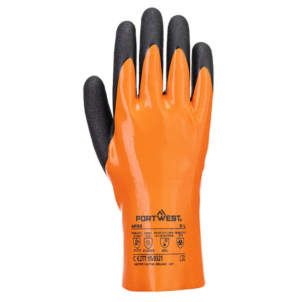 Portwest Grip Nitrile Double Gauntlet Glove AP36