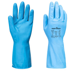 Portwest Chemical Latex Food Safe Light Glove (Pack of 12 Pairs) AP76