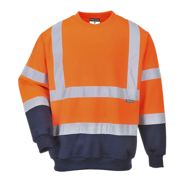 Portwest Hi-Vis Contrast Sweatshirt B306