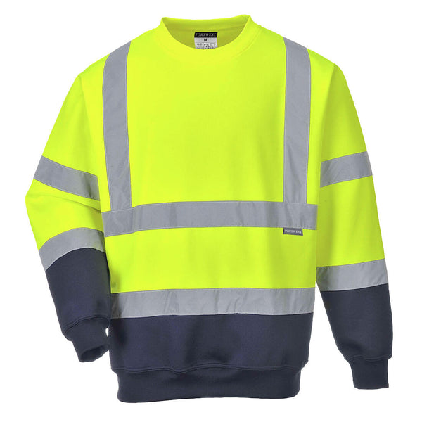 Portwest Hi-Vis Contrast Sweatshirt B306