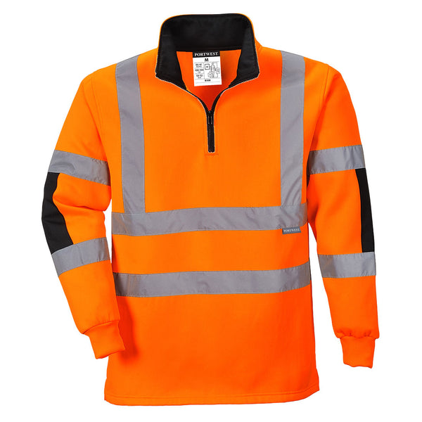 Portwest Xenon Hi-Vis Rugby Sweatshirt B308