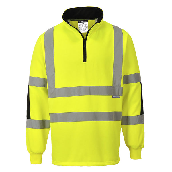 Portwest Xenon Hi-Vis Rugby Sweatshirt B308