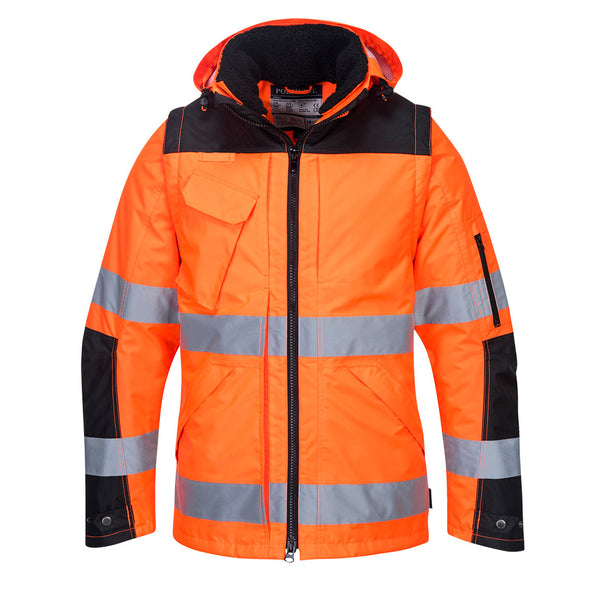 Portwest Hi-Vis 3-in-1 Contrast Winter Pro Jacket C469