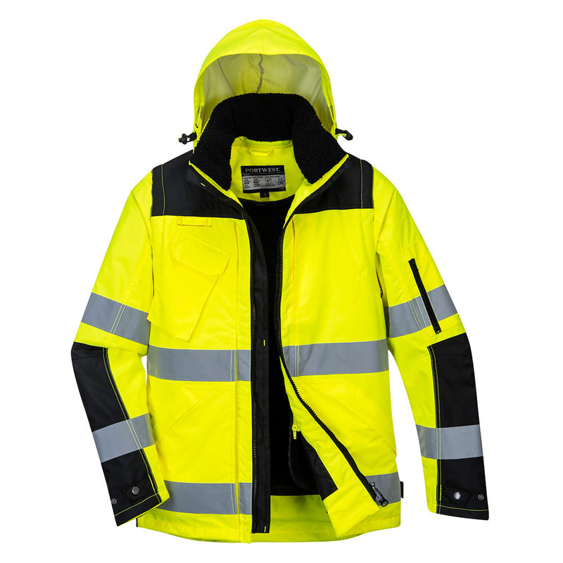 Portwest Hi-Vis 3-in-1 Contrast Winter Pro Jacket C469