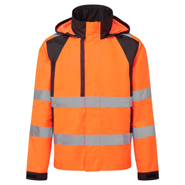 Portwest WX2 Eco Hi-Vis Rain Jacket CD860