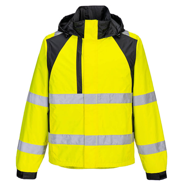 Portwest WX2 Eco Hi-Vis Rain Jacket CD860