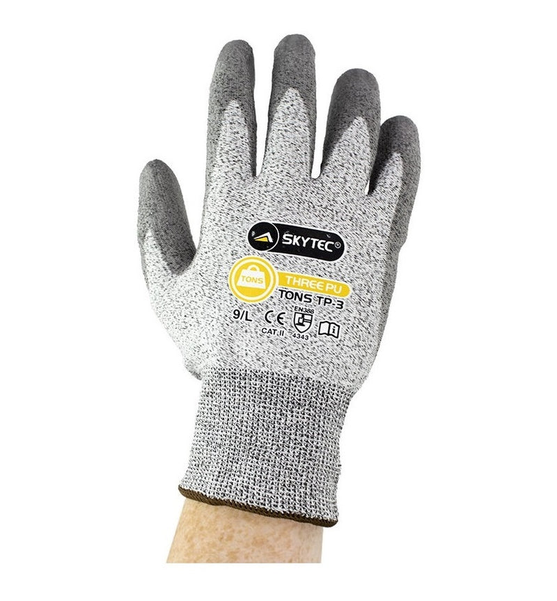 Skytec Tons 3 TP-3 Level B Cut Resistant Work Safety Protection Gloves ...