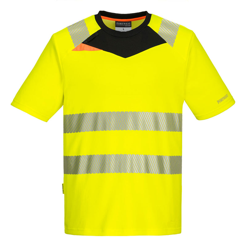 Portwest DX4 Hi-Vis T-Shirt Short Sleeve DX413