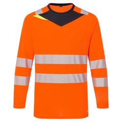 Portwest DX4 Hi-Vis T-Shirt Long Sleeve DX416