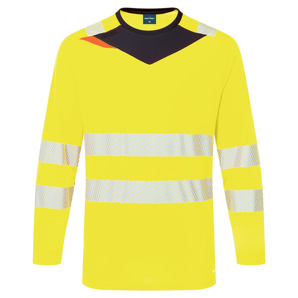 Portwest DX4 Hi-Vis T-Shirt Long Sleeve DX416