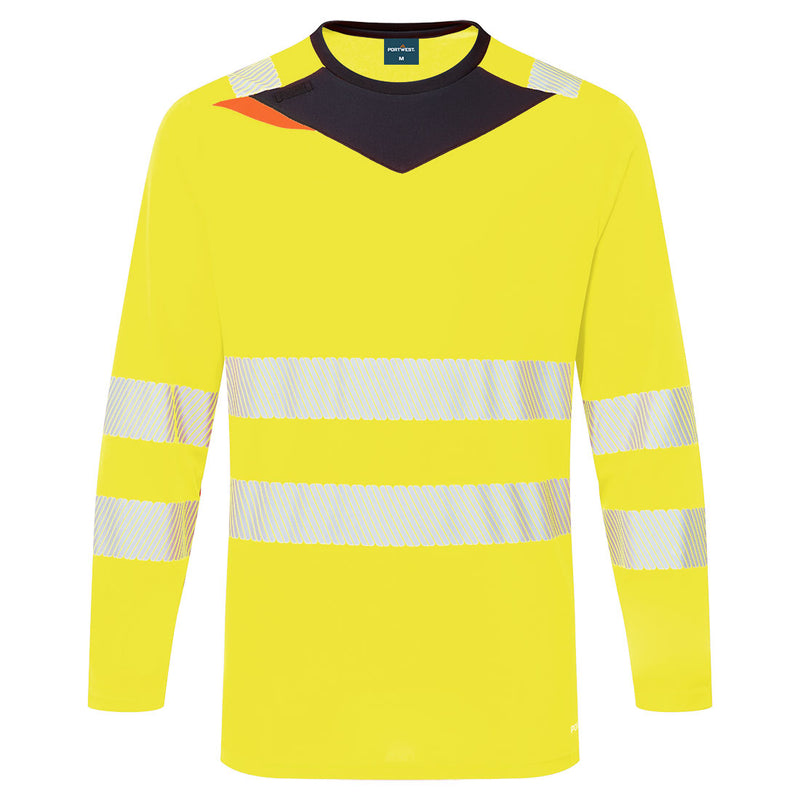 Portwest DX4 Hi-Vis T-Shirt Long Sleeve DX416