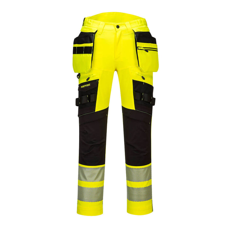 Portwest DX4 Hi-Vis Detachable Holster Pocket Trousers DX442