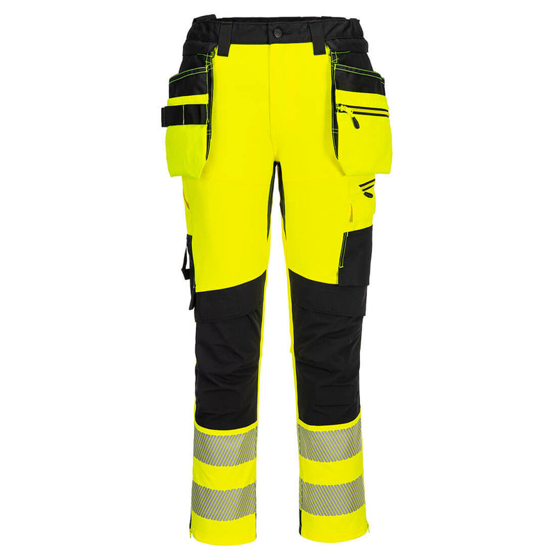 Portwest DX4 Hi-Vis Detachable Holster Pocket Craft Trousers DX454