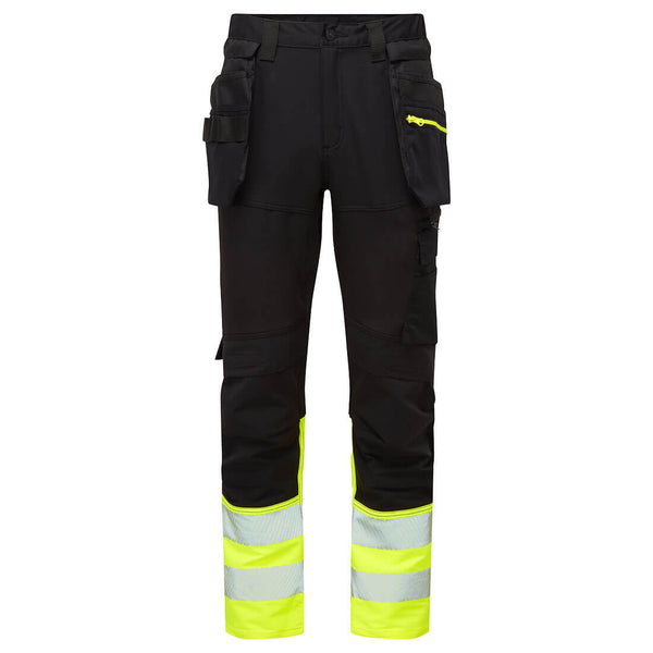 Portwest DX4 Hi-Vis Detachable Holster Pocket Craft Trousers DX457