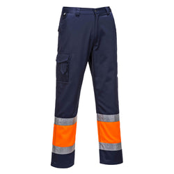 Portwest Hi-Vis Contrast Service Trousers E049