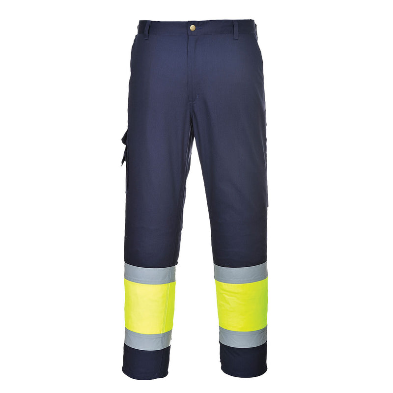 Portwest Hi-Vis Contrast Service Trousers E049