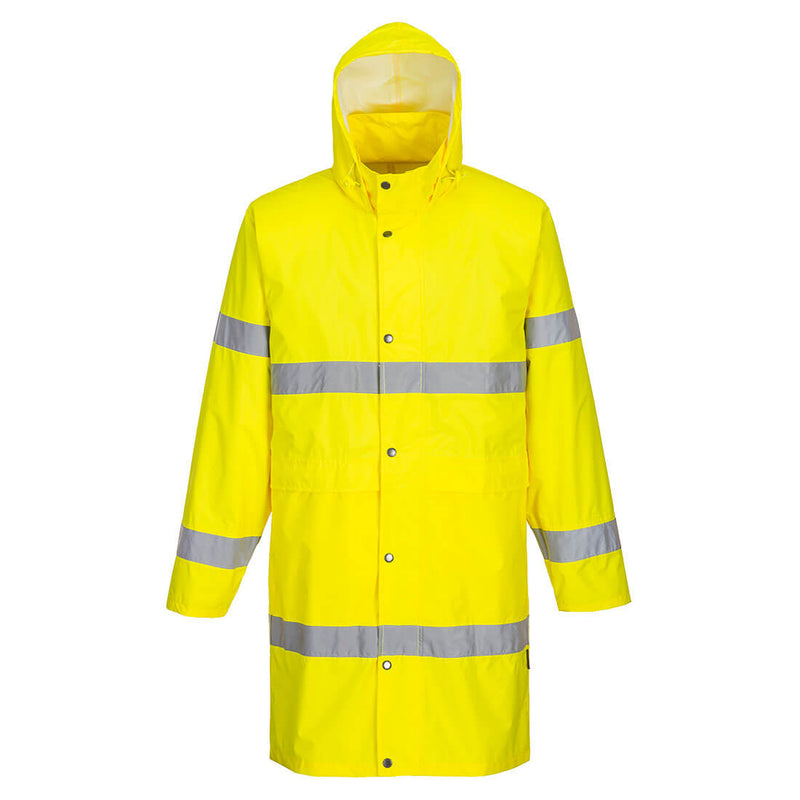 Portwest Hi-Vis Rain Coat 100cm H442