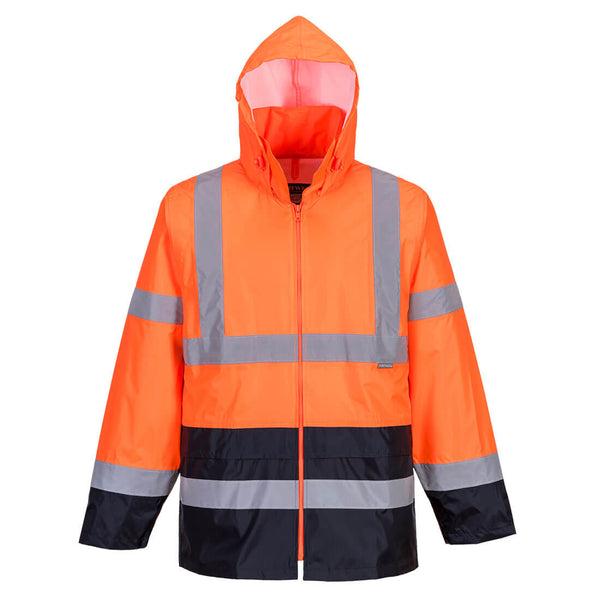 Portwest Hi-Vis Contrast Classic Rain Jacket H443