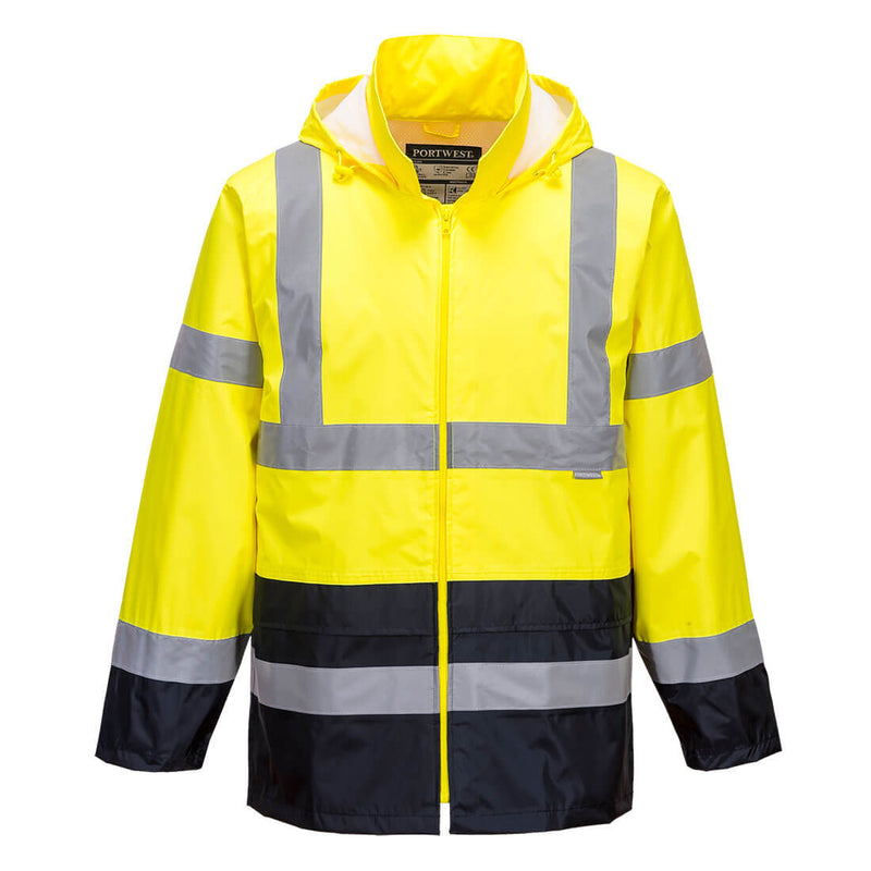 Portwest Hi-Vis Contrast Classic Rain Jacket H443