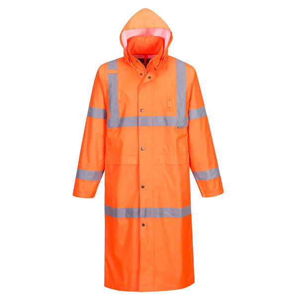 Portwest Hi-Vis Rain Coat 122cm H445