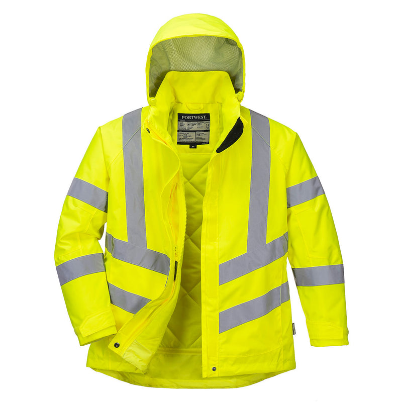 Portwest Hi-Vis Ladies Winter Jacket LW74