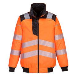 Portwest PW3 Hi-Vis 3-in-1 Pilot Jacket PW302