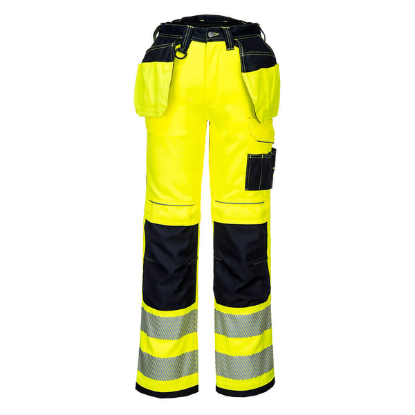 Portwest PW3 Hi-Vis Stretch Holster Pocket Trousers PW306