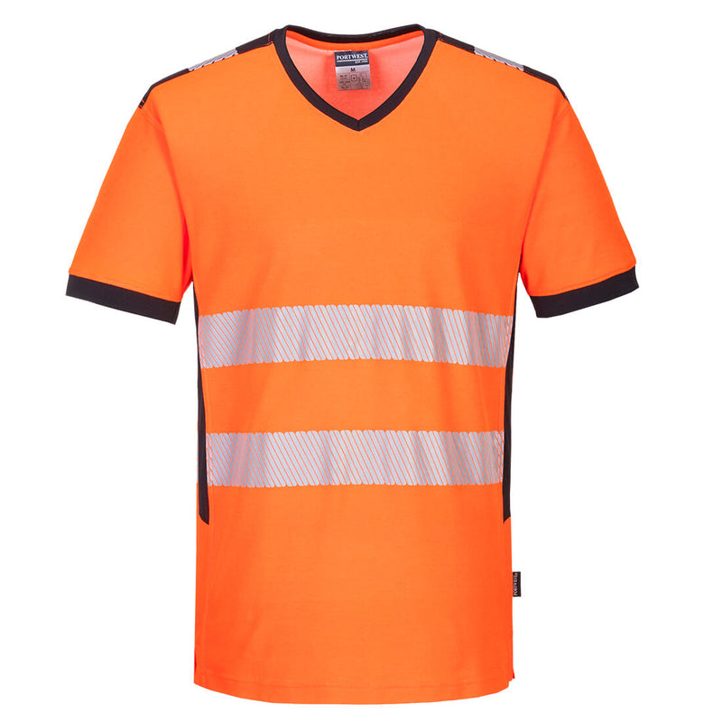 Portwest PW3 Hi-Vis V-Neck Mesh T-Shirt PW310