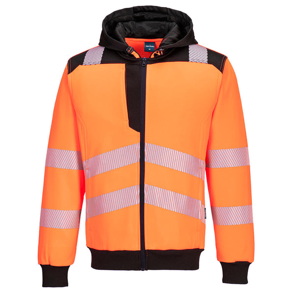 Portwest PW3 Hi-Vis Zip Hoodie PW327