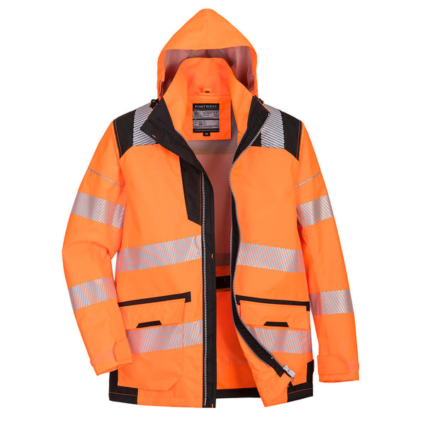 Portwest PW3 Hi-Vis Breathable 5-in-1 Jacket PW367