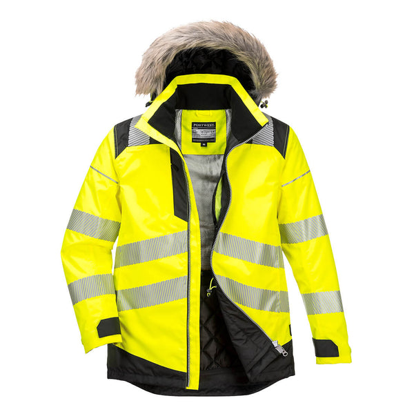 Portwest PW3 Hi-Vis Winter Parka Jacket PW369