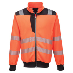 Portwest PW3 Hi-Vis Zip Sweatshirt PW370