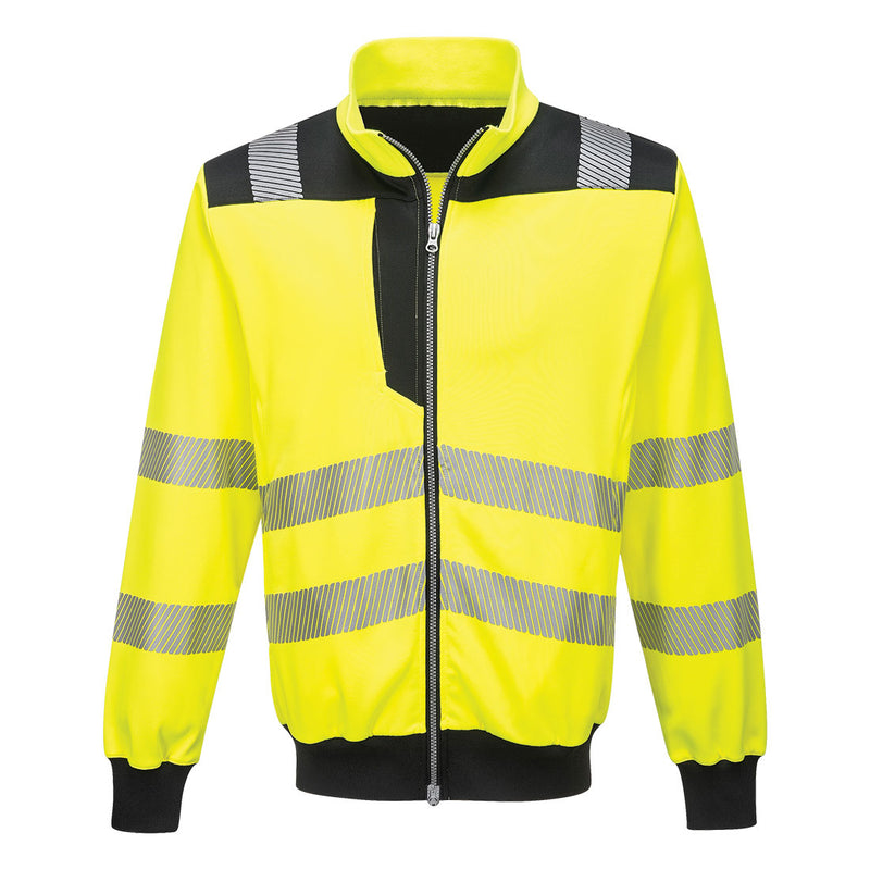 Portwest PW3 Hi-Vis Zip Sweatshirt PW370