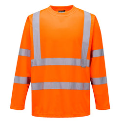 Portwest Hi-Vis T-Shirt Long Sleeve S178