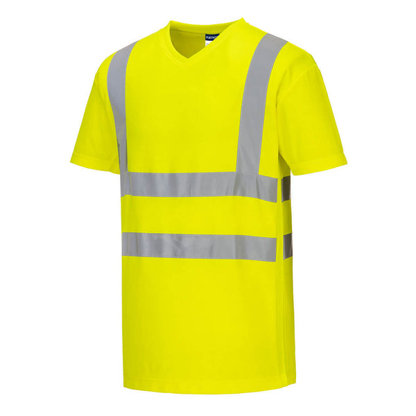 Portwest Hi-Vis Mesh Insert T-Shirt Short Sleeve S179