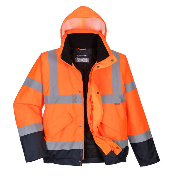 Portwest Hi-Vis Contrast Winter Bomber Jacket S266