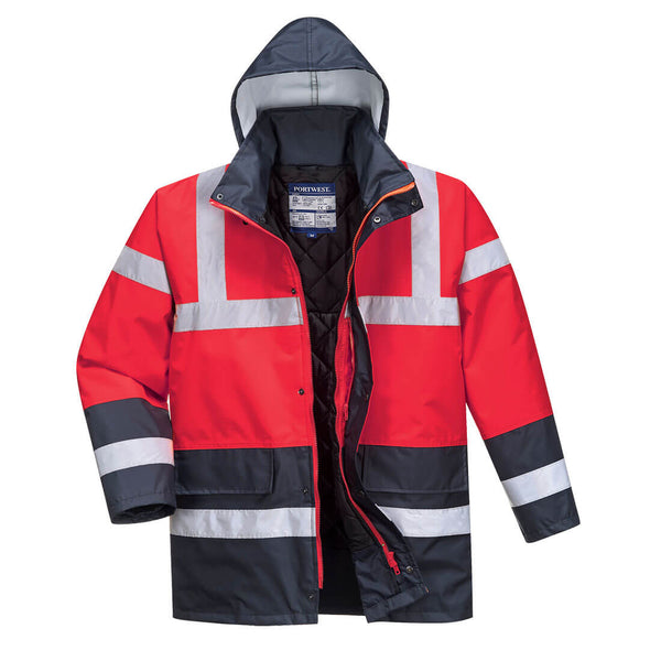 Portwest Hi-Vis Contrast Winter Traffic Jacket S466