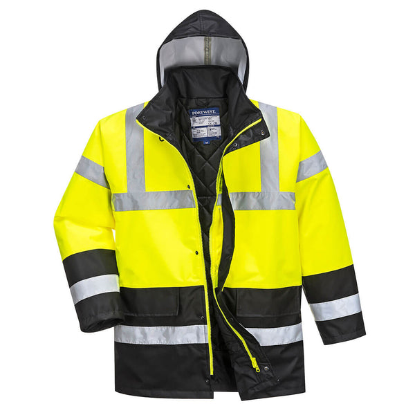 Portwest Hi-Vis Contrast Winter Traffic Jacket S466