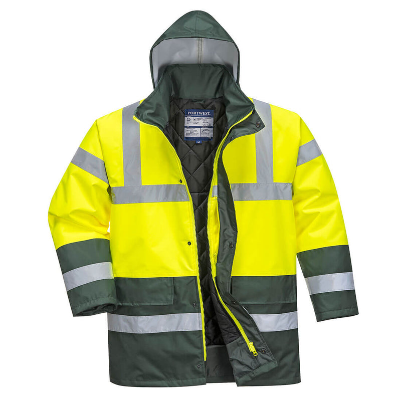 Portwest Hi-Vis Contrast Winter Traffic Jacket S466