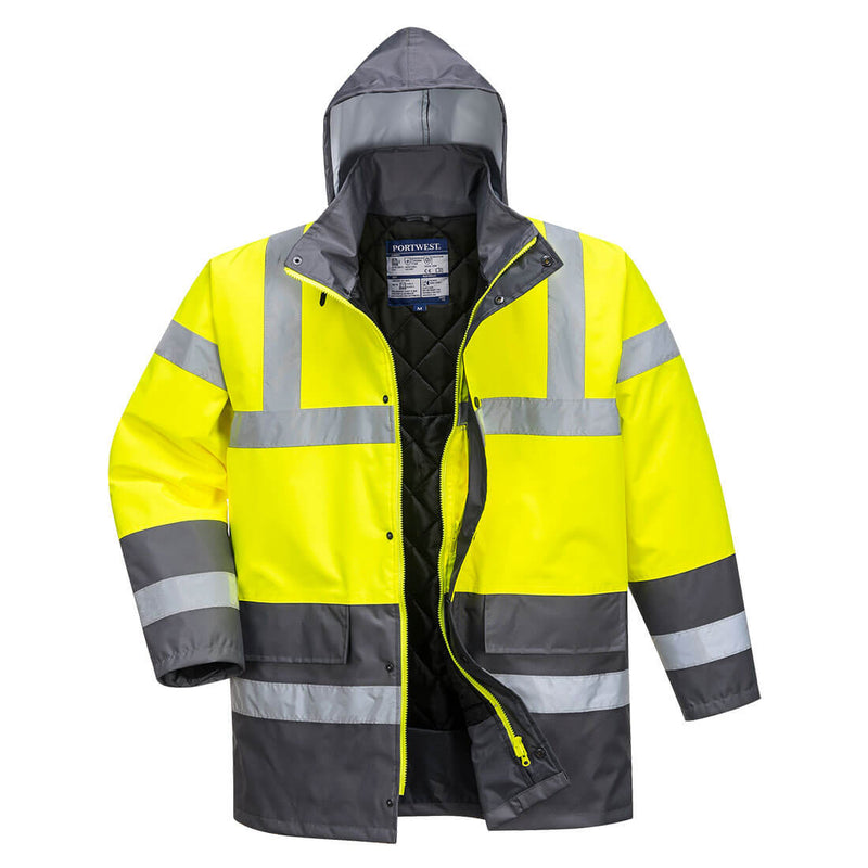 Portwest Hi-Vis Contrast Winter Traffic Jacket S466