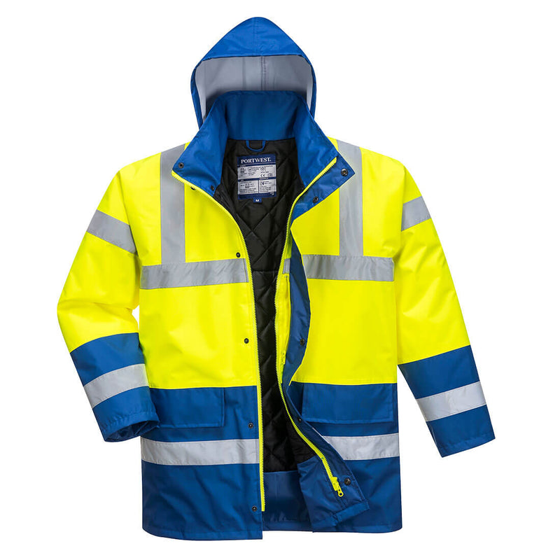 Portwest Hi-Vis Contrast Winter Traffic Jacket S466